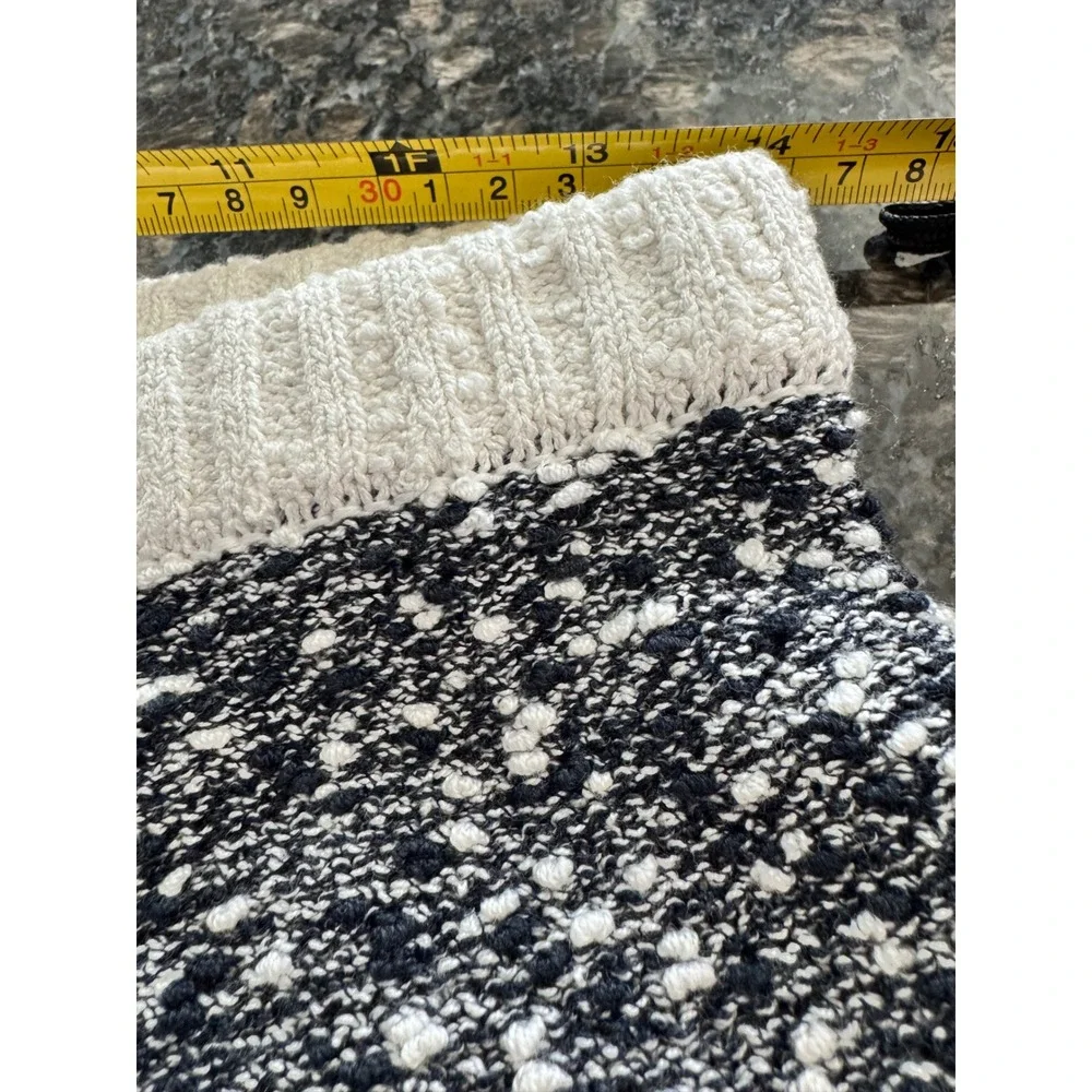 Cinq a Sept Adalee Skirt Navy Ivory Knit Tweed‎ Mini ZK933A8185Z Womens Size M